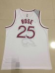 NBA 25 Rose Timberwolves Earned Maillot brodé